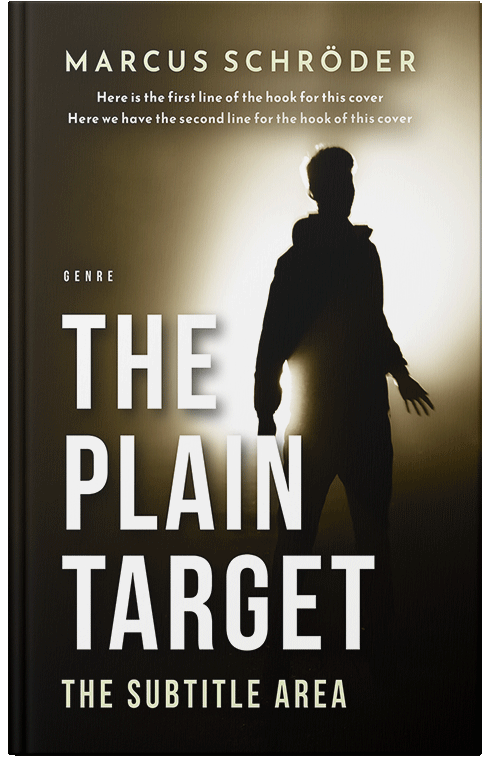 Front view of Premade Action & Adventure Book Cover - Sisal