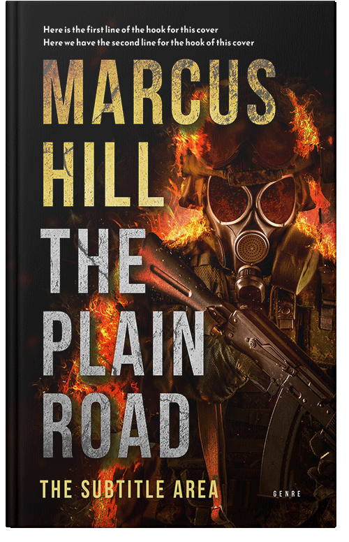 Front view of Whiskey #25492 - Premade Apocalyptica Book Cover