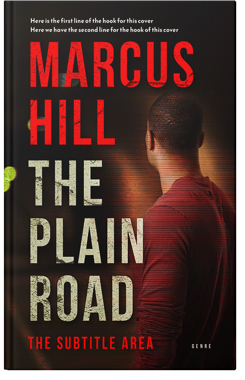 Front view of Premade Action & Adventure Book Cover - Roman