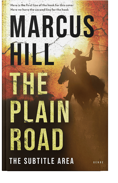 Front view of Deep Oak #25498 - Premade Action & Adventure Book Cover