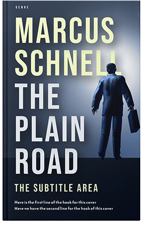 Pre Made Book Cover Green White