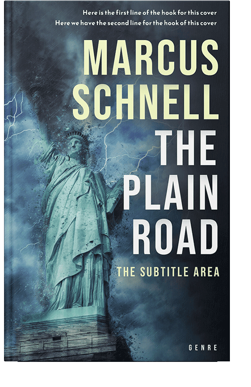 Front view of Pickled Bluewood #25504 - Premade Apocalyptica Book Cover