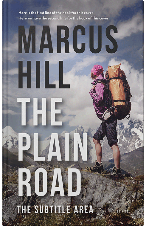 Front view of Premade Travel Book Cover - Fedora