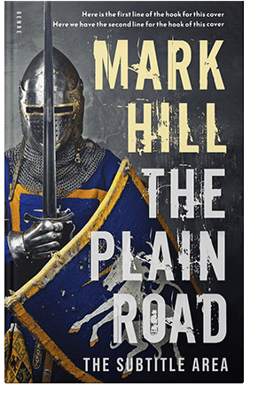 Pre Made Book Cover Stark White