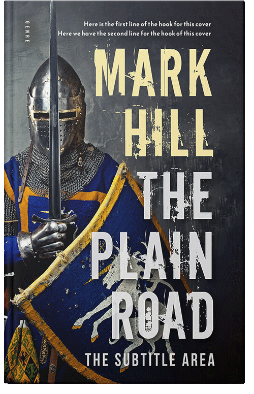 Front view of Stark White #25509 - Premade Historical Book Cover
