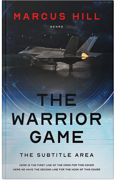 Front view of Premade Action & Adventure Book Cover - Mirage