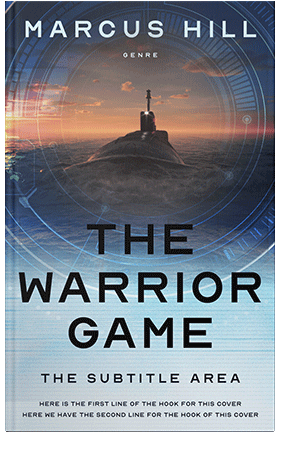 Pre Made Book Cover Oxford Blue