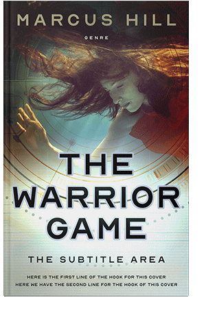 Pre Made Book Cover Periglacial Blue