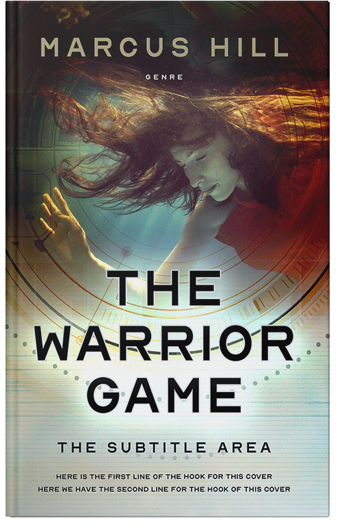 Front view of Premade Mystery & Thriller & Suspense Book Cover - Periglacial Blue