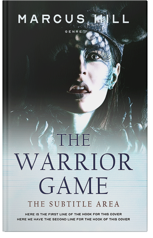 Front view of Shark #25538 - Premade Fantasy Book Cover