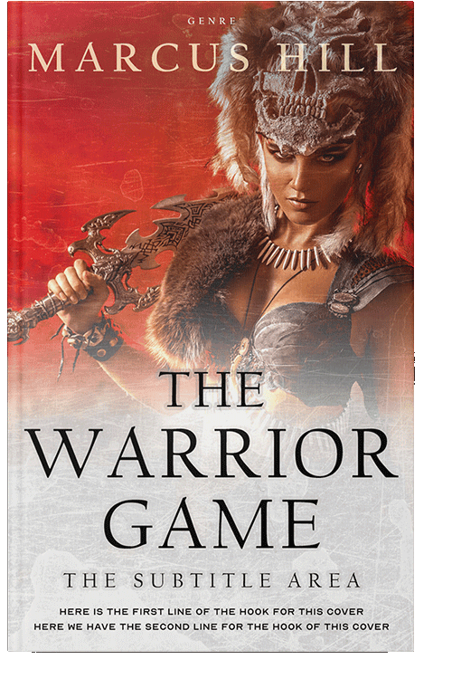 Front view of Pearl Bush #25547 - Premade Fantasy Book Cover