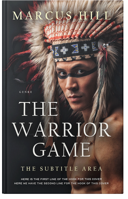 Front view of Thunder #25554 - Premade Historical Book Cover