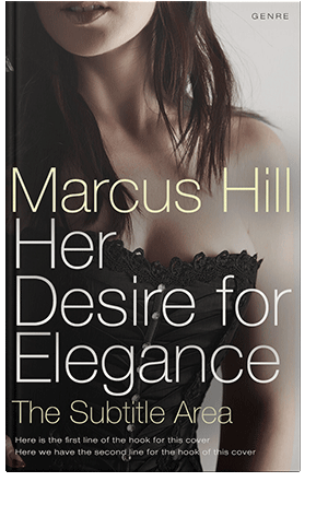 Pre Made Book Cover Cocoa Brown