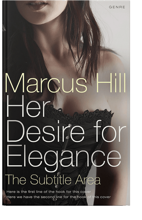 Front view of Cocoa Brown #25568 - Premade Erotica Book Cover