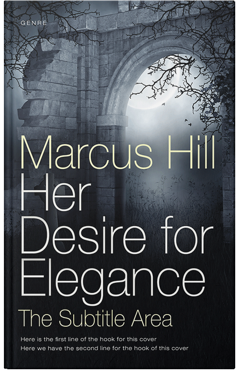 Front view of Mirage #25569 - Premade Fantasy Book Cover