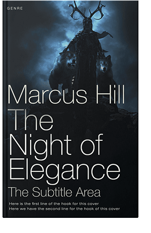 Pre Made Book Cover Ebony