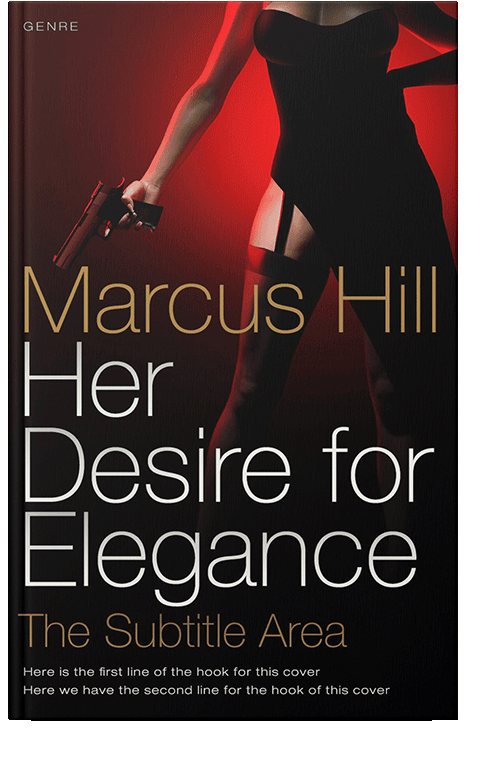 Front view of Chestnut Rose #25574 - Premade Mystery & Thriller & Suspense Book Cover