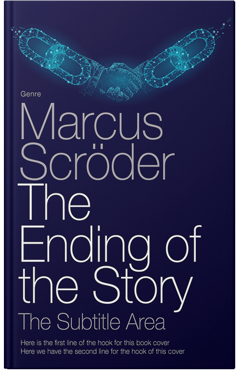 Front view of Premade Business Book Cover - Deep Cove