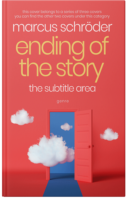 Front view of Premade Fantasy Book Cover - Cinnabar