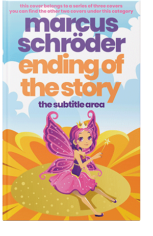 Pre Made Book Cover Saffron