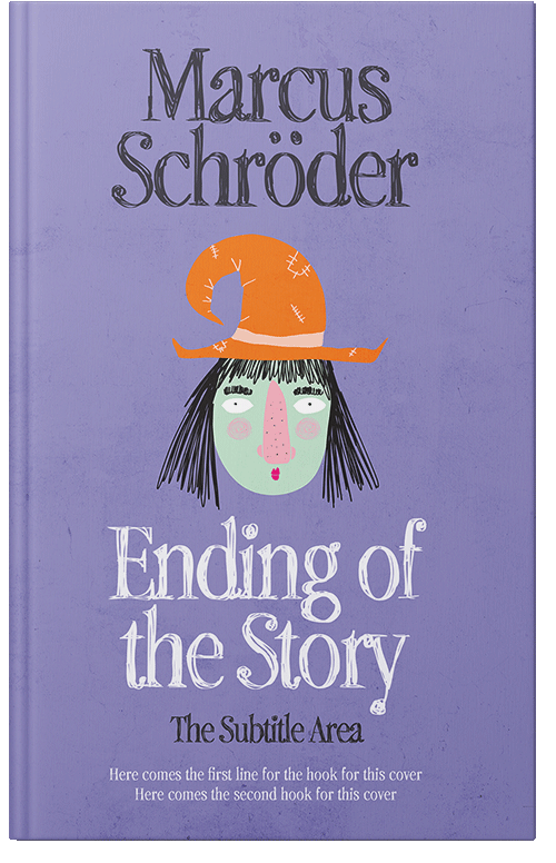 Front view of Blue Bell #25606 - Premade Teen & Young Adult Book Cover