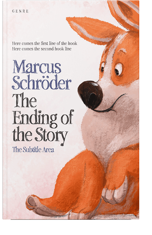 Front view of Fantasy #25616 - Premade Children's Book Cover