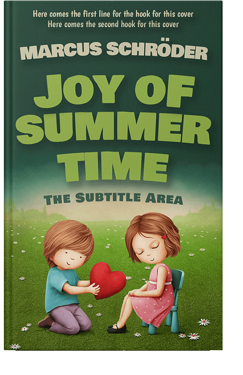 Front view of Mallard #25628 - Premade Children's Book Cover