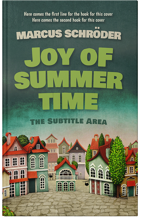 Front view of Premade Children's Book Cover - Plantation