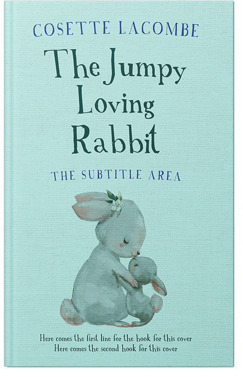 Front view of Jagged Ice #25632 - Premade Abstract Book Cover