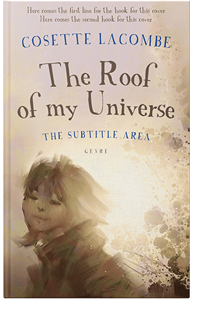 Pre Made Book Cover Stark White