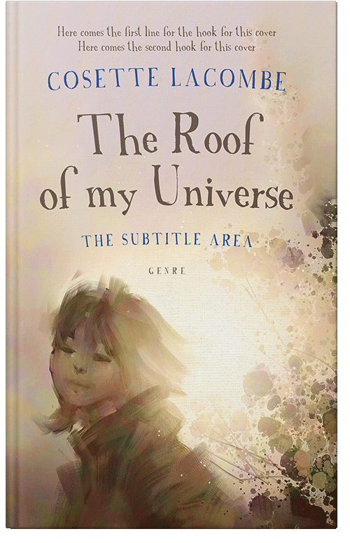 Front view of Premade Teen & Young Adult Book Cover - Stark White