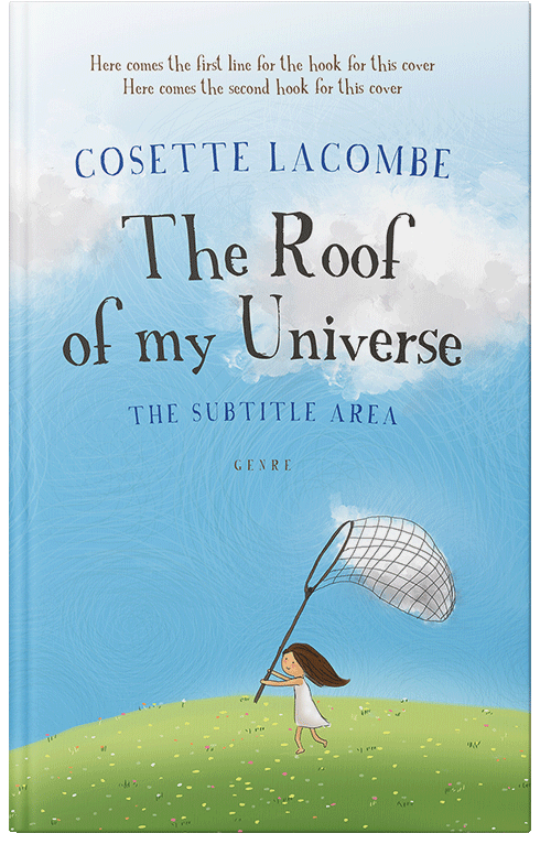 Front view of Powder Blue #25637 - Premade Nature Book Cover