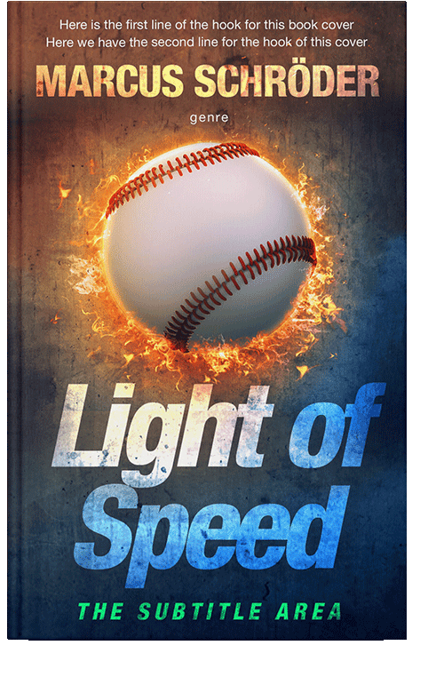 Front view of Tuna #25648 - Premade Abstract Book Cover