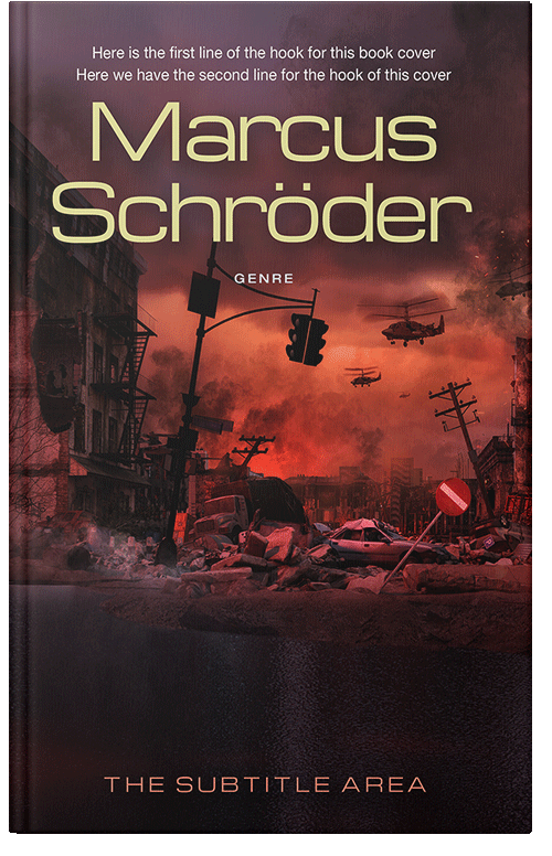 Front view of Gondola #25654 - Premade Apocalyptica Book Cover