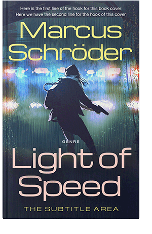 Pre Made Book Cover Pickled Bluewood