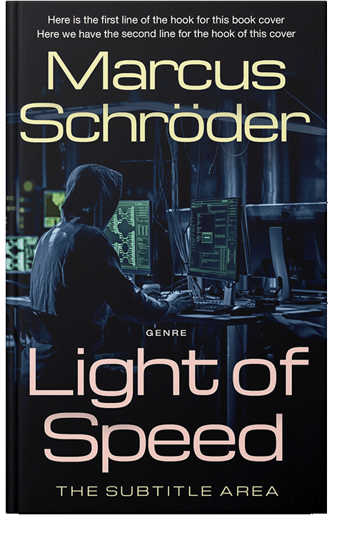 Front view of Ebony #25661 - Premade Mystery & Thriller & Suspense Book Cover