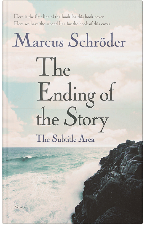 Front view of Premade Nature Book Cover - Cararra