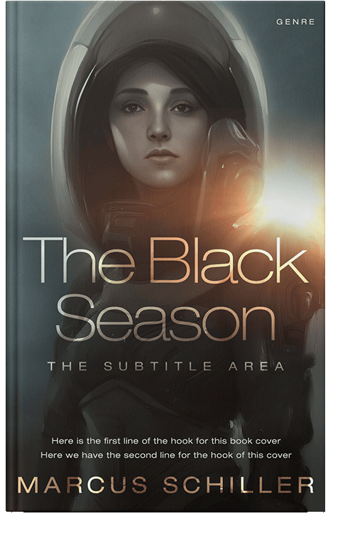 Front view of Dune #25700 - Premade Science Fiction Book Cover