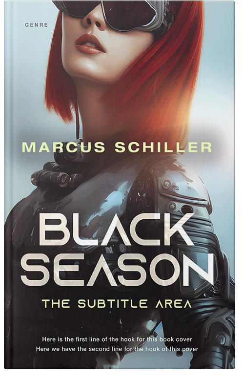 Front view of Premade Science Fiction Book Cover - Cocoa Brown