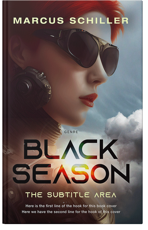 Front view of Eclipse #25716 - Premade Science Fiction Book Cover