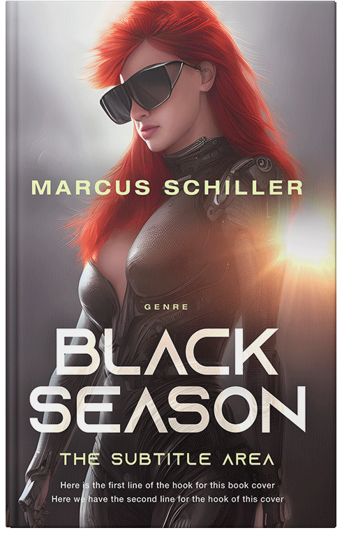 Front view of Woody Brown #25717 - Premade Science Fiction Book Cover