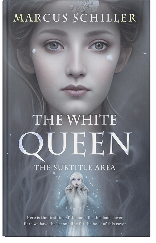 Front view of Premade Fantasy Book Cover - Storm Gray