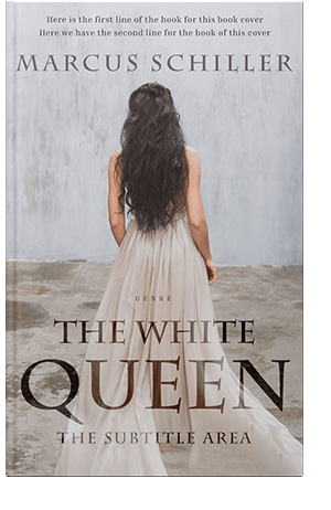 Pre Made Book Cover Silver