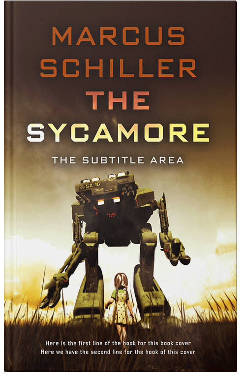 Front view of Brandy #25759 - Premade Science Fiction Book Cover