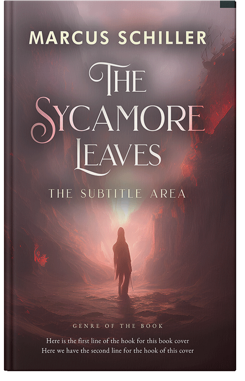 Front view of Eggplant #25783 - Premade Fantasy Book Cover