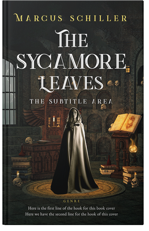 Front view of Premade Fantasy Book Cover - Rangoon Green