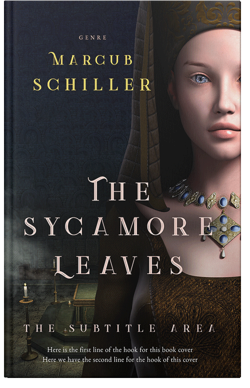 Front view of Premade Fantasy Book Cover - Cod Gray