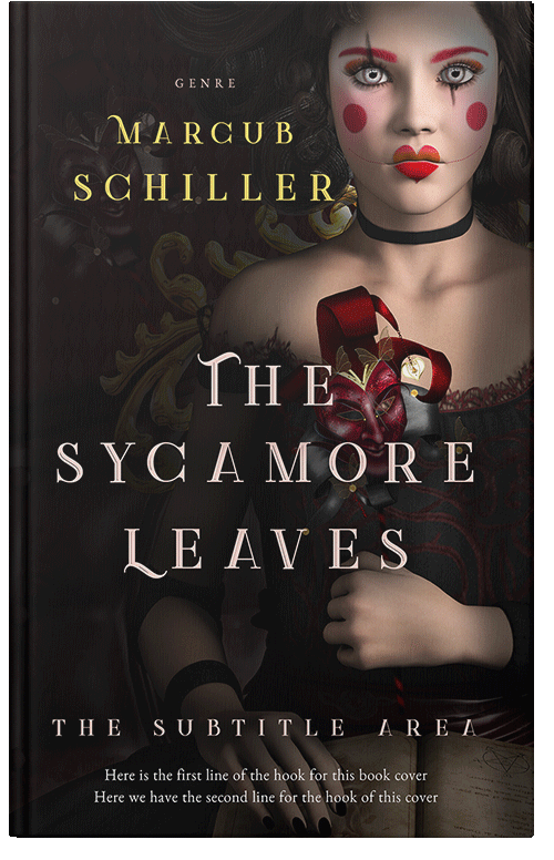 Front view of Oriental Pink #25802 - Premade Fantasy Book Cover