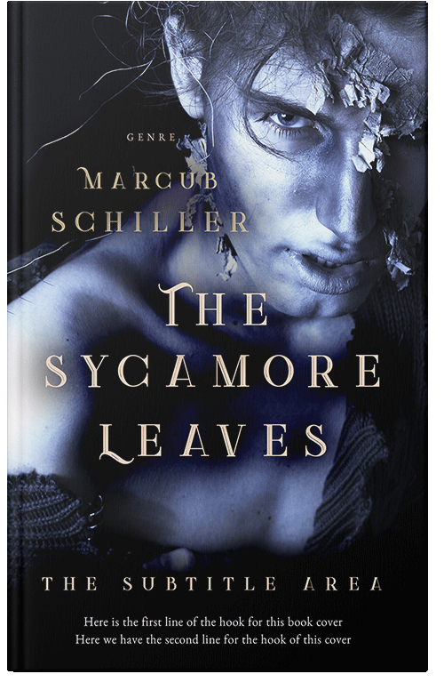 Front view of Blue Haze #25808 - Premade Horror Book Cover