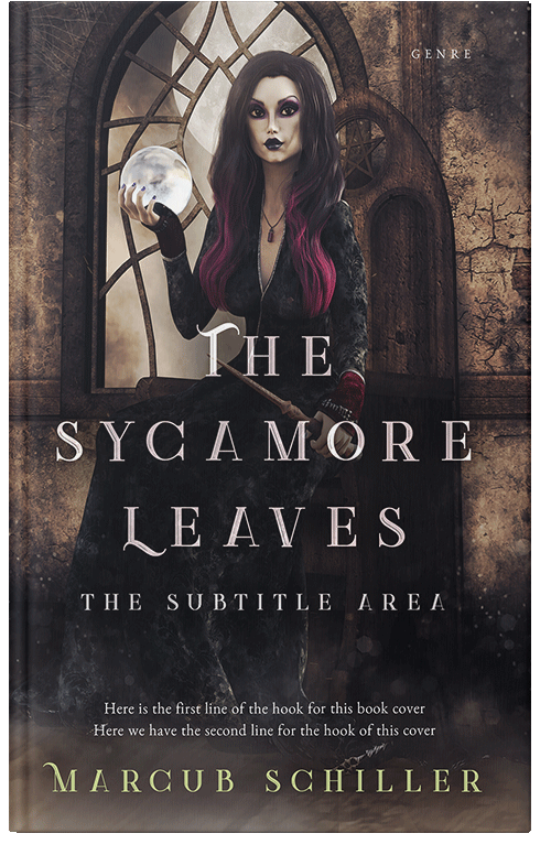 Front view of Thunder #25817 - Premade Horror Book Cover